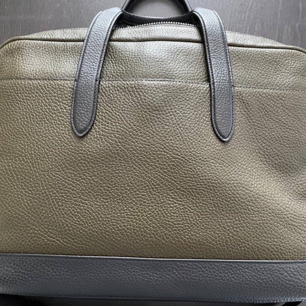 Coach Forest Green Slim Briefcase - Picture 3 of 11
